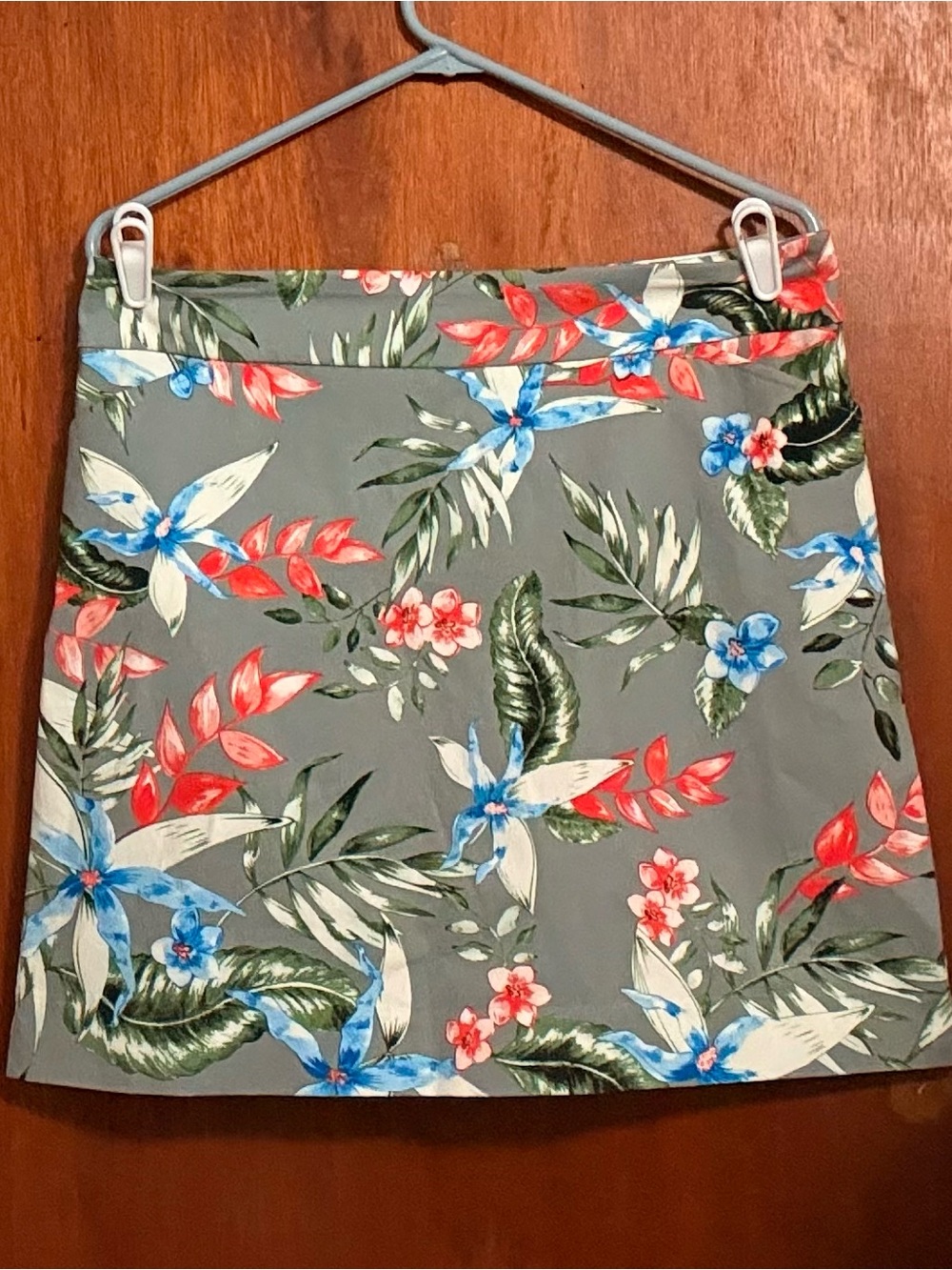 Counterparts Tropical Floral Print Skort with Built-In Shorts